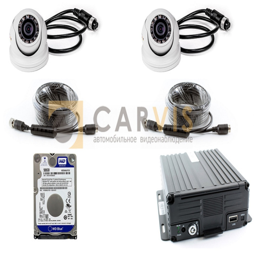 Комплект видеонаблюдения для карьерной техники - Стандарт
