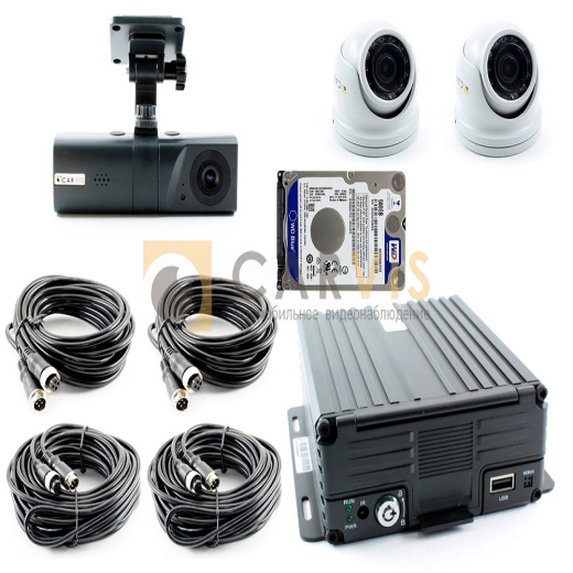 Комплект видеонаблюдения для строительной техники - Стандарт